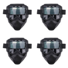 4X Auto Darkening Welding Glasses Adjustable Band Detachable Mask Impact Split Type Face Protector