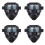 4X Auto Darkening Welding Glasses Adjustable Band Detachable  Mask Impact Split Type Face Protector 1