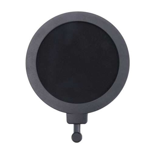 Adjustable Microphone Stand Desktop Tripod for Computer Video Recording with Mic Windscreen Filter Cover 1