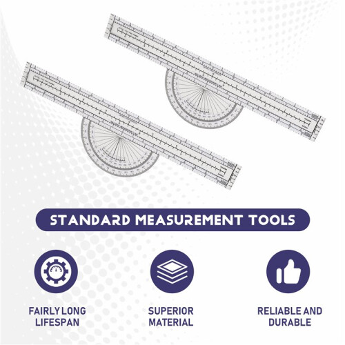 2 Pcs Plotter Plotting Tool Aviation Plotter WAC Charts Air Navigation Plotter  Accessories for Pilots Navigation 1