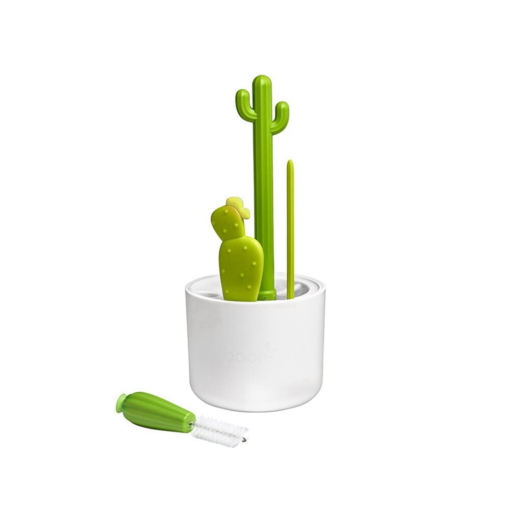Semoic Cactus Bottle Brush, Straw Brush, Multifunctional Cleaning Brush Set, Full-Angle Cleaning
