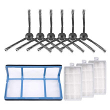 10PCS Sweeping Robot Filter Side Brush Hepa Filter Fit for V3S/V5S/V5/V3L Robot Vacuum Cleaner Accessories