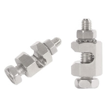 2 Stuks Koperen Grond Clips Zonnepaneel Grond Lug Kabel Clips voor Maken Grond Verbindingen Naar 6 AWG en 8 AWG Blote Draad