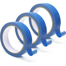 3Rolls Painters Tape,Multi-Surface Medium Adhesive Paint Tape, Safe Wall Painting, Finishing-1 Inch X 22 Yards