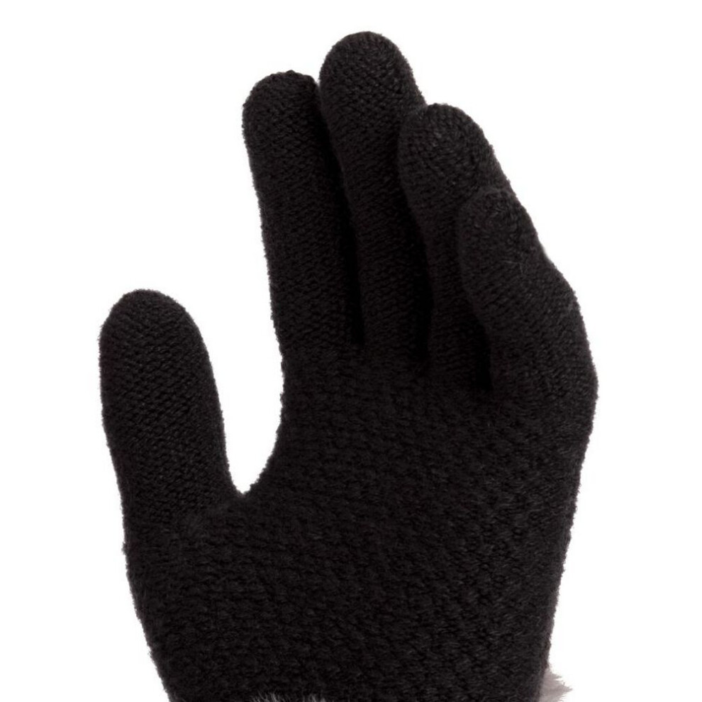 Trespass (5-7 Years, Dark Grey) Childrens/Kids Lunark Knitted Gloves