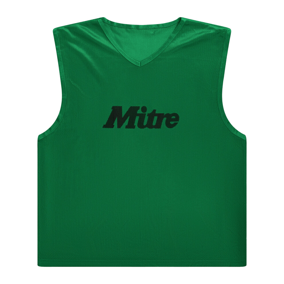 Mitre (Xs-S, Green) Unisex Adult Pro Training Bib Dark/Green