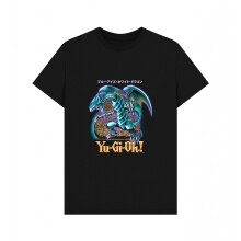 (M, Black) Yu-Gi-Oh! Unisex Adult Blue-Eyes White Dragon T-Shirt