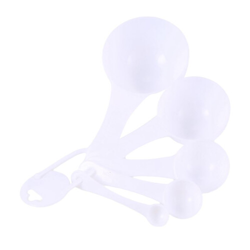 Set von 5 Stueck 100ml/50ml/15ml/5ml/1ml Kunststoff Messloeffel