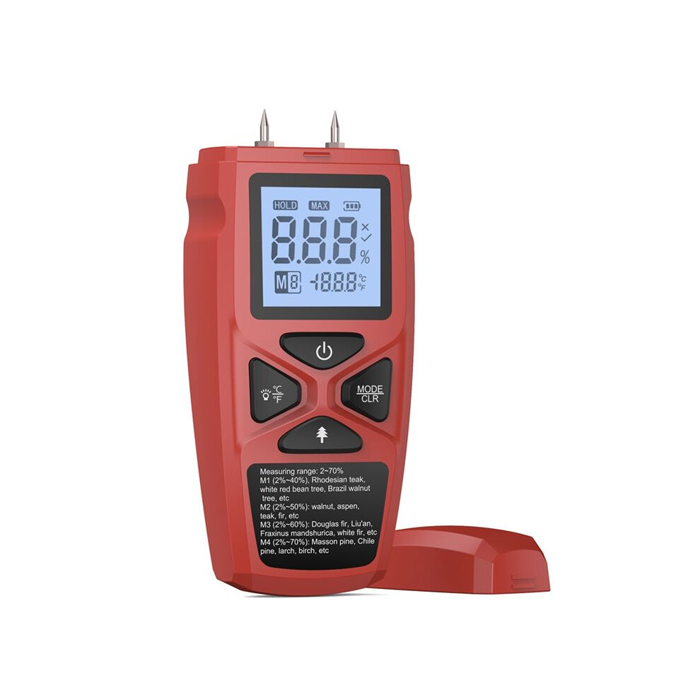 Digital Wood Moisture Meter 0-99.9% Wood Moisture Meter Lcd Display Wood Moisture Detector Wood Moisture Tester 6033797236226