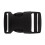 20 Pcs 1 inch 2.5CM Width Plastic Safety Quick Release Buckles Black 3