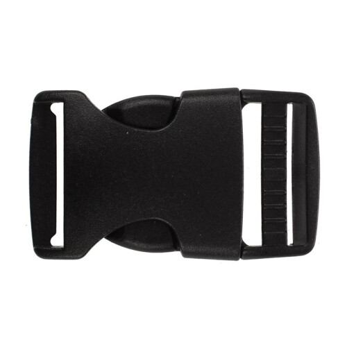 20 Pcs 1 inch 2.5CM Width Plastic Safety Quick Release Buckles Black 2