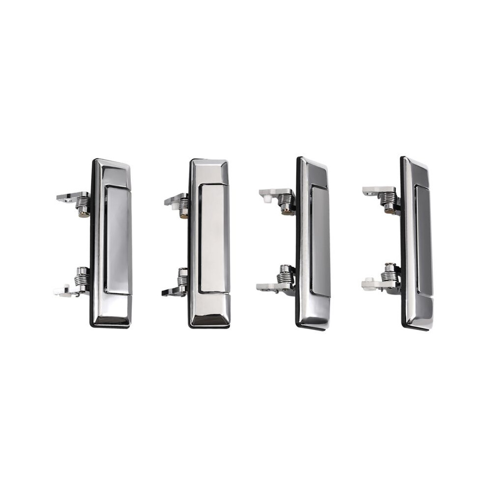 4Pcs Chrome Exterior Door Handle For Land 60 70 Series 1984-2019, Pickup/4Runner/Hilux 1984-1989 4713844822665