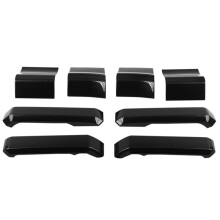 Carbon Fiber Pattern Inner Door Handle Cover Trim Decorative Cover for F150 2015-2020 Auto Parts