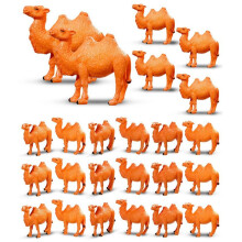 24Pcs Figurines Miniature Toys Models Animal Figurines for Cake Toppers Home Desktop Ornaments Decor