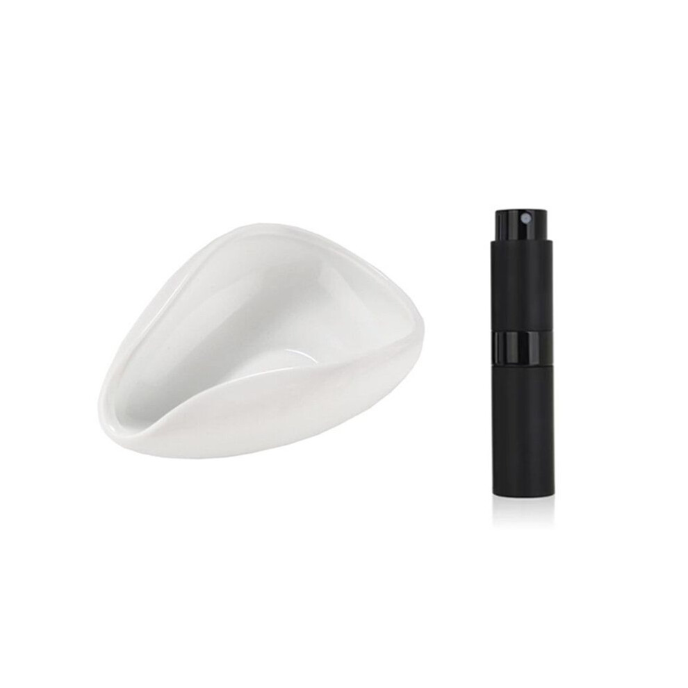 Semoic Coffee Bean Dosing Cup And Spray Bottle Set Ceramic Dosing Espresso Sprayer Single Dose Measuring Tray Kit