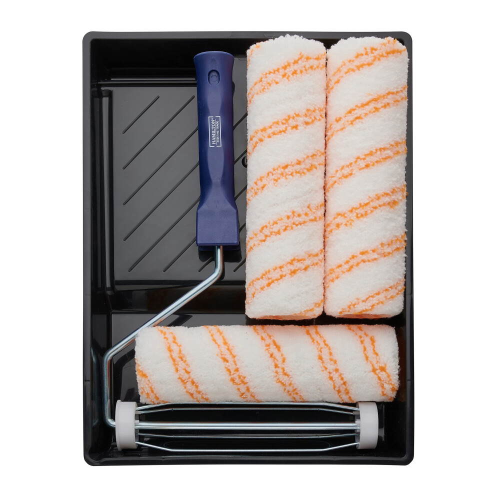 Hamilton For The Trade 5 Piece Roller Set With Tray, 9In 8785930993838