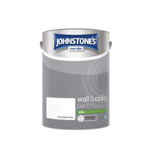 Johnstone's - Silk Wall & Ceiling Paint - Pure Brilliant White - 5L