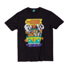 (XL, Black) Scooby Doo Unisex Adult The Mystery Machine T-Shirt