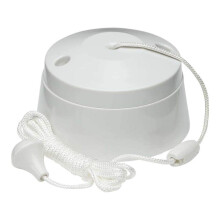 Knightsbridge SN8290 1-Way Pull Cord Switch, 10A white 1W