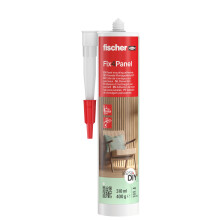 fischer EasyDIY Fix4Panel Wall Panel Adhesive 310 ml for Interior Design