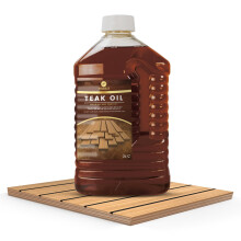 FERRIS | Teak Oil (2 Litre) Premium Wood Treatment for Garden Furniture, Decking & Indoor Use | Easy Application, Protects Hardwood & Ideal for Teak,