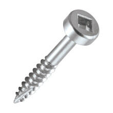 Trend Pocket Hole Screws for Hardwoods, 25mm Long, Pack of 500, Fine Self-Cutting Threaded Square Drive Screws, PH/6X25/500