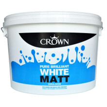 CROWN Emulsion Brilliant White 10 Litre 10 Litre Matt