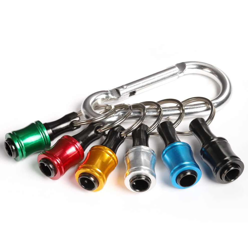 Photos - Power Tool Accessory Katerk Portable 1/4 in Hex Shank Drill Bit Holder 6pcs, Light-Weight Extension B