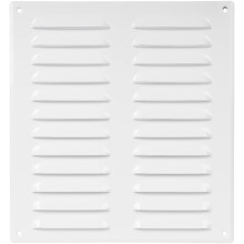10" x 11" Inch / 260 x 280 mm White Air Vent Cover - Quality Steel Return Air Grilles - for Ceiling and Sidewall - HVAC - with Insect Protection Scre