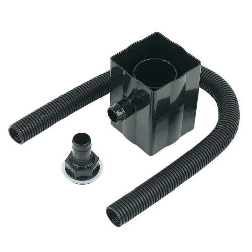 FloPlast RVS1B Rainwater Diverter - Black