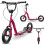 Patinete infantil - HYPERMOTION - HyperMotion RUBY 12.2 - Rodas infláveis de 12 polegadas (300 mm) - Estrutura de aço - Freios manuais 1