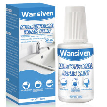 Wansiven Enamel Touch Up Paint 30 ml, White Touch Up Paint Pen for Kitchen Appli
