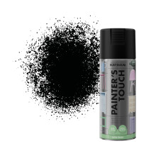 Rust-Oleum 400ml Painter's Touch Spray Paint Aerosol - Satin Black