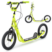 Stadtroller - HYPERMOTION - HyperMotion RUNKIE - Aufblasbare Räder 16 Zoll (40 cm) - V-Brake Bremsen - Verstellbarer BMX-Lenker