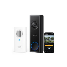 eufy Security Video Doorbell Camera Wireless C31 with Chime, 2K FHD, Dual Power Options, Live Video Call, Easy Installation, Quick-Release Battery, 2