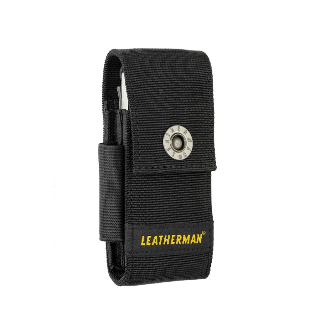 Leatherman Nylon Sheath With Pockets - Holster For Charge, Crunch, Rebar, Rev, Skeletool, Wave & Wingman, Large Black
