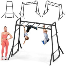 Escada de ginástica - HYPERMOTION - Metal galvanizado - Ancoragem ao solo 460 cm - Resistente às intempéries