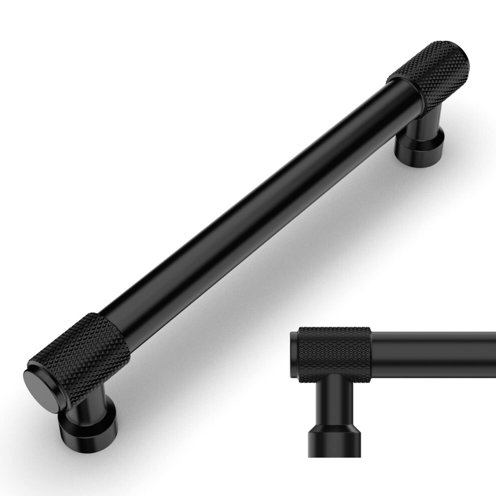 Amerdeco 10 Pack Matte Black Cabinet Pulls 128Mm(5Inch) Hole Center Cabinet Hardware Kitchen Cabinet Handles For Bathroom Drawer Pulls Dresser Pulls 6986955286710