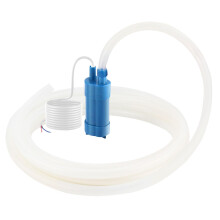 Submersible Water Pump 12V 600L/H Submersible Pump with 5M Hose, Ultra Quiet 5M High Lift Mini Fresh Water Pump for Caravan, Motorhome, Yacht, Boat e