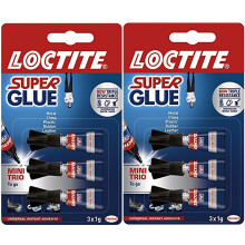 Loctite 1623820 SuperGlue Mini Trio, 1 g - Pack of 3 (2)
