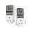 2 x NOVKIT Digital Security Timer Plug Socket Programmable Switch Timer with 10 ON-Off Programs and Random Mode for Home and Indoor (230V, 13A, 2900W 1