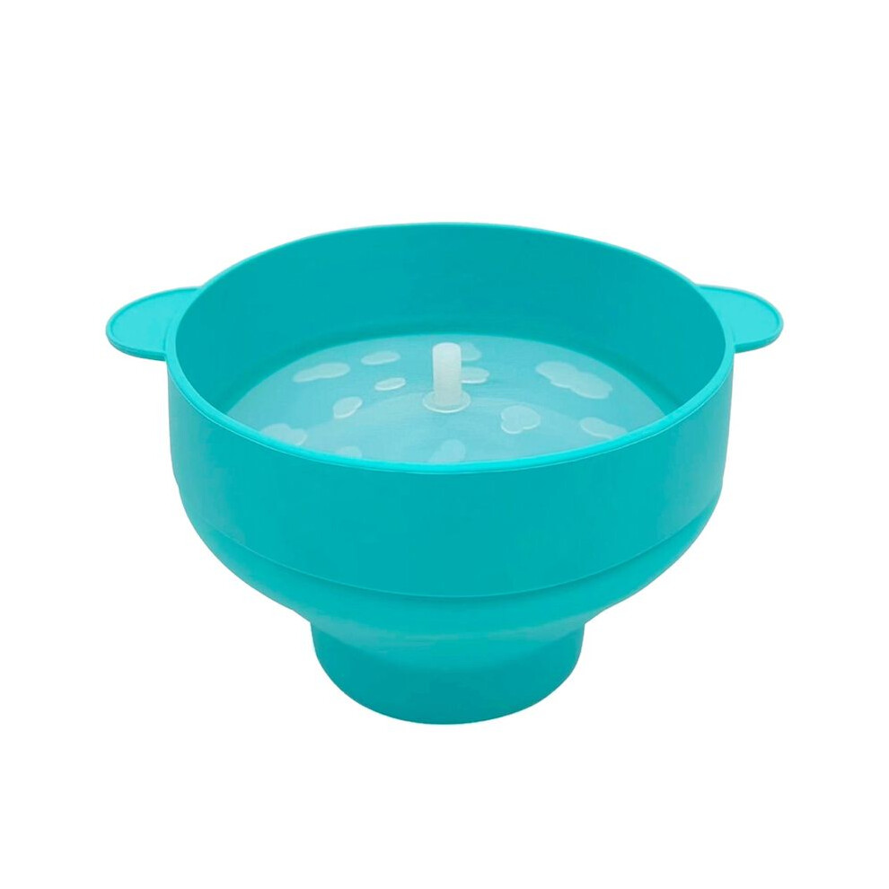 Semoic Popcorn Microwave Silicone Foldable Kitchen Easy Tools Diy Popcorn Bucket Bowl Maker With Lid,Light