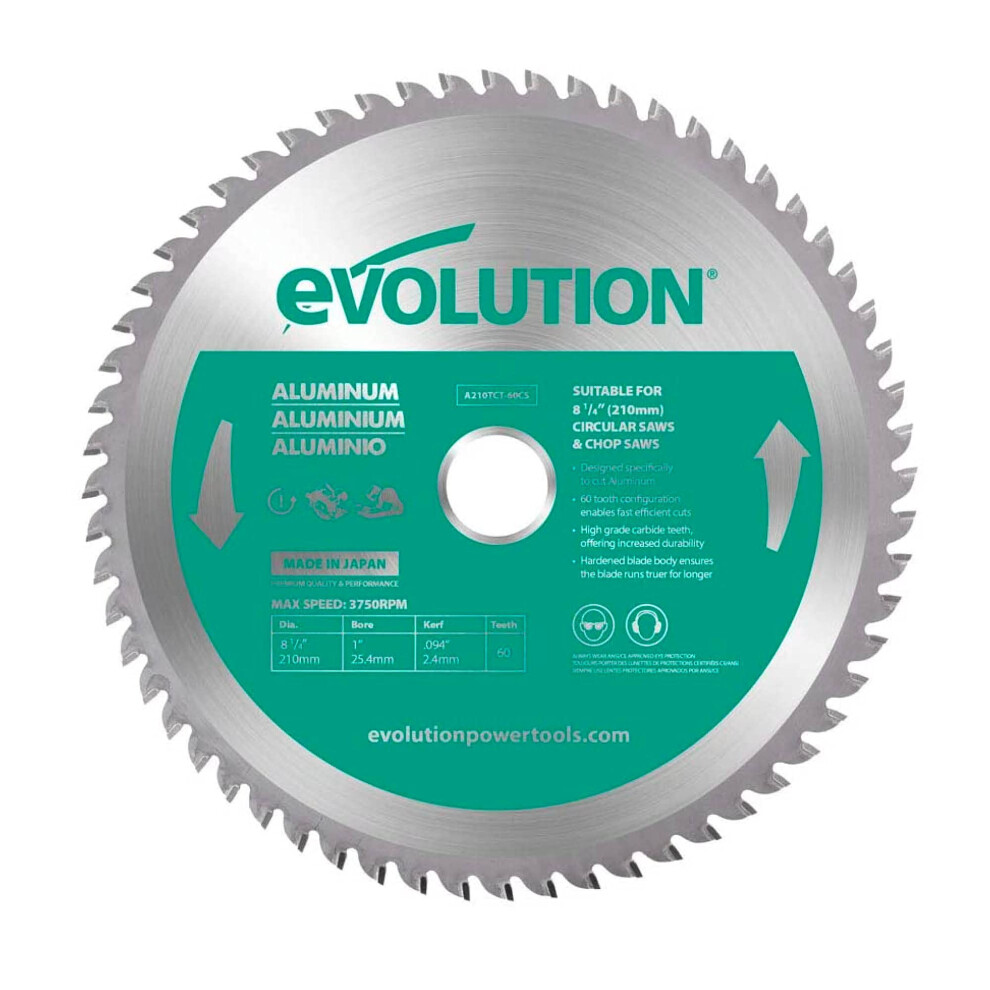 Evolution Power Tools A210tct-60Cs 4182961818880