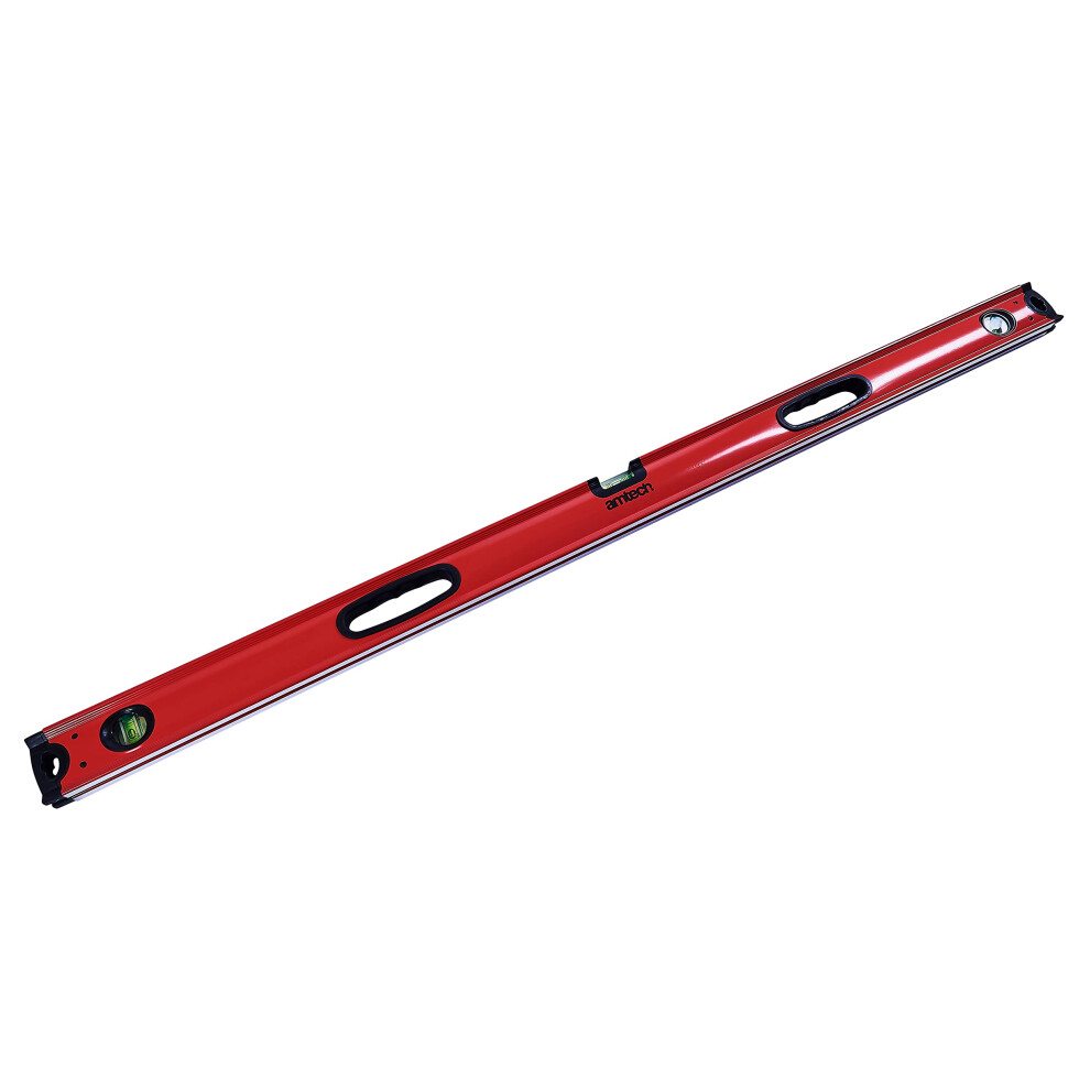 Amtech - Spirit Level, Vertical, Horizontal & 45 Vials With Easy-Grip Handle, For Large-Area Alignment, 1 200 Mm / 48 In 3870691349118