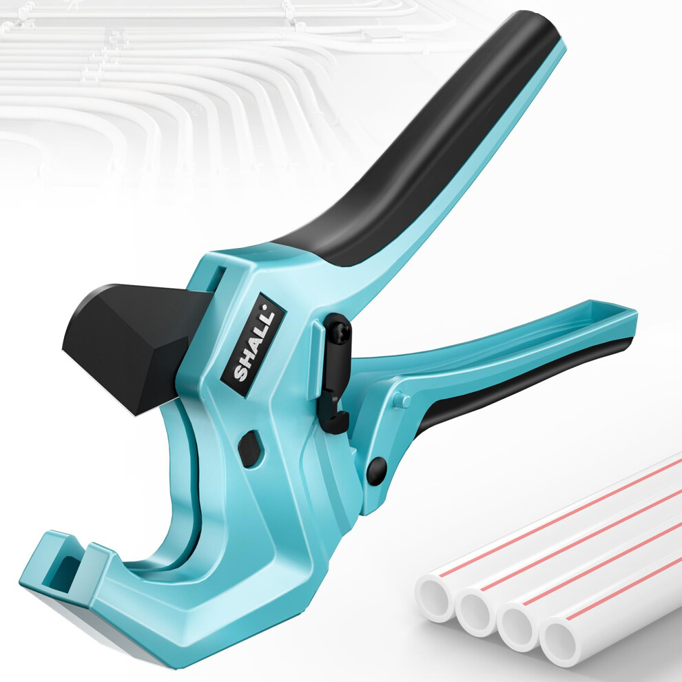 Shall 2.5" (63Mm) Plastic Pipe Cutter, Pvc Cutter, Ratchet Pipe Cutter For Cutting 63Mm Od Pex, Pvc And Ppr Plastic Hoses High Quality Plastic Pipe 4204219275716