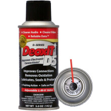 DeoxIT D5S-6 Spray, More Than A Contact Cleaner, 142g, Integrated Straw, Pack of 1