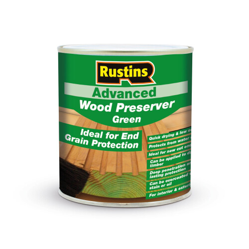 Rustins Rustins Wood Preserver Green 500ml
