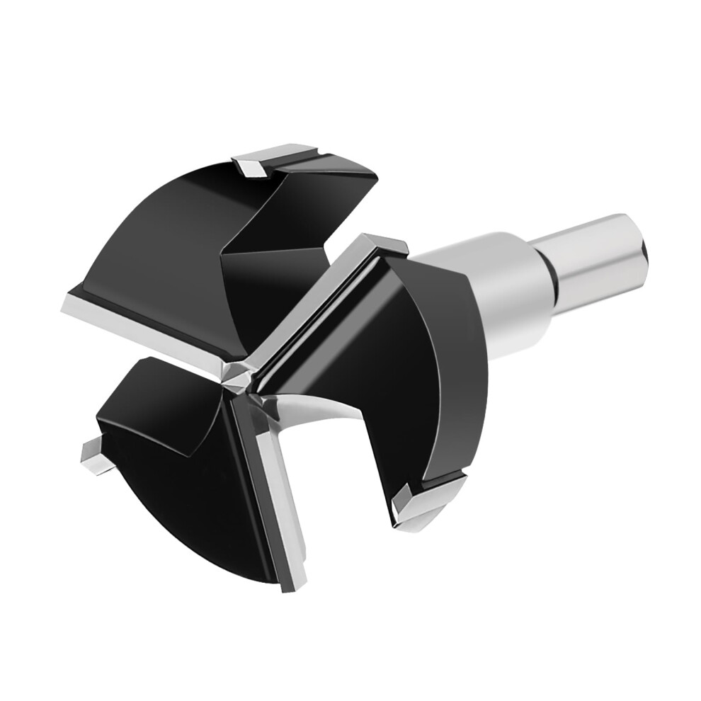 Hsawbit 95Mm Forstner Drill Bit, Triple-Flute Carbide Tipped Forstner Bit Hole Cutter For Hard Wood, Woodworking Hinge Cutter Hinge Drill Bit 5078961373568