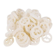 4-6 cm Breit, 100 StüCk/Lot NatüRliche Luffa-Scheibe, DIY, Individuelle Seifenwerkzeuge, Reiniger, SchwammwäScher, Gesichtsseifenhalter