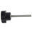 60 Pcs M6 x 50 mm Locking Star-Shaped Plastic  Male Thread Knob Grip 4